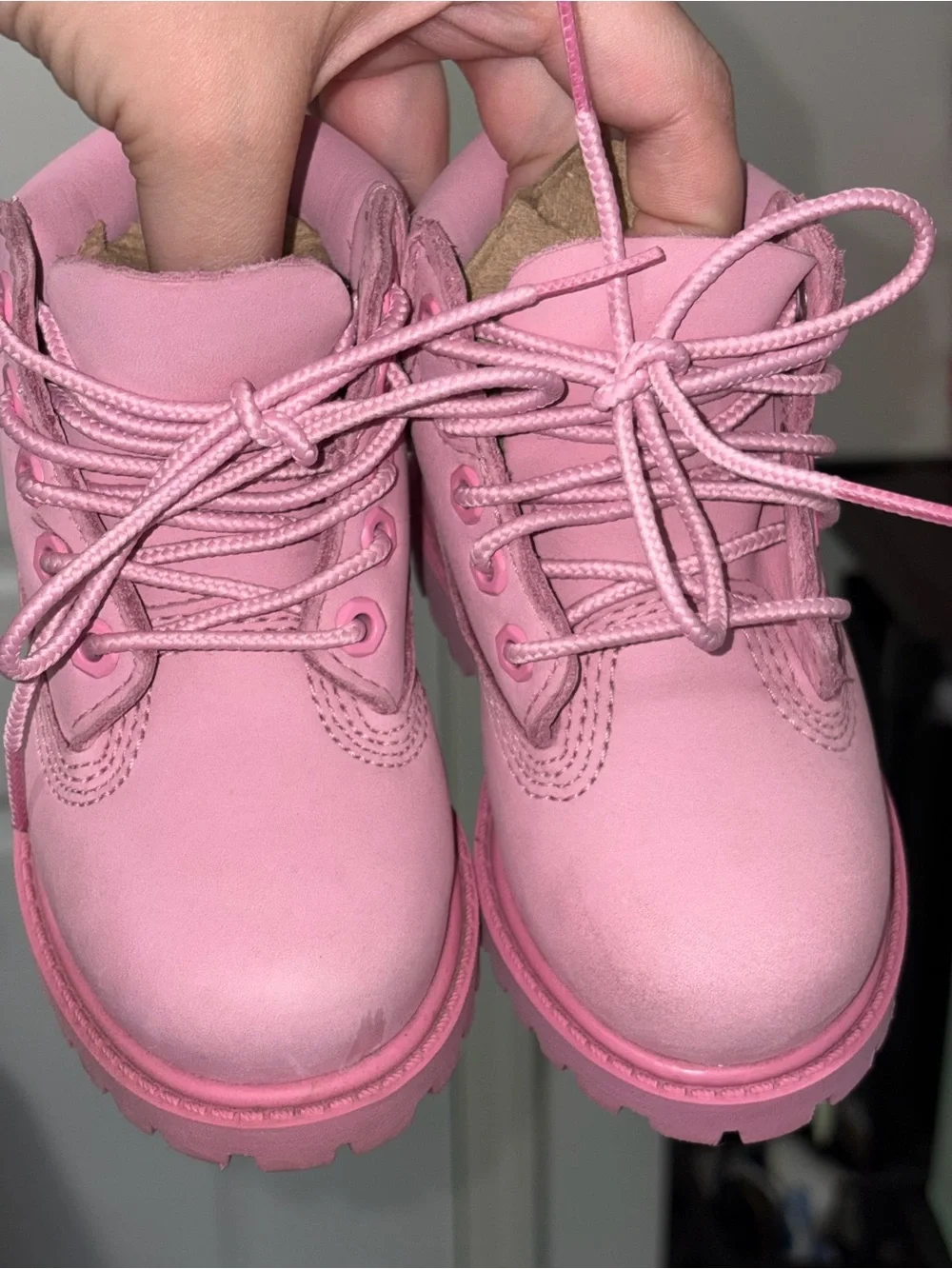 Pink Timberland Boots